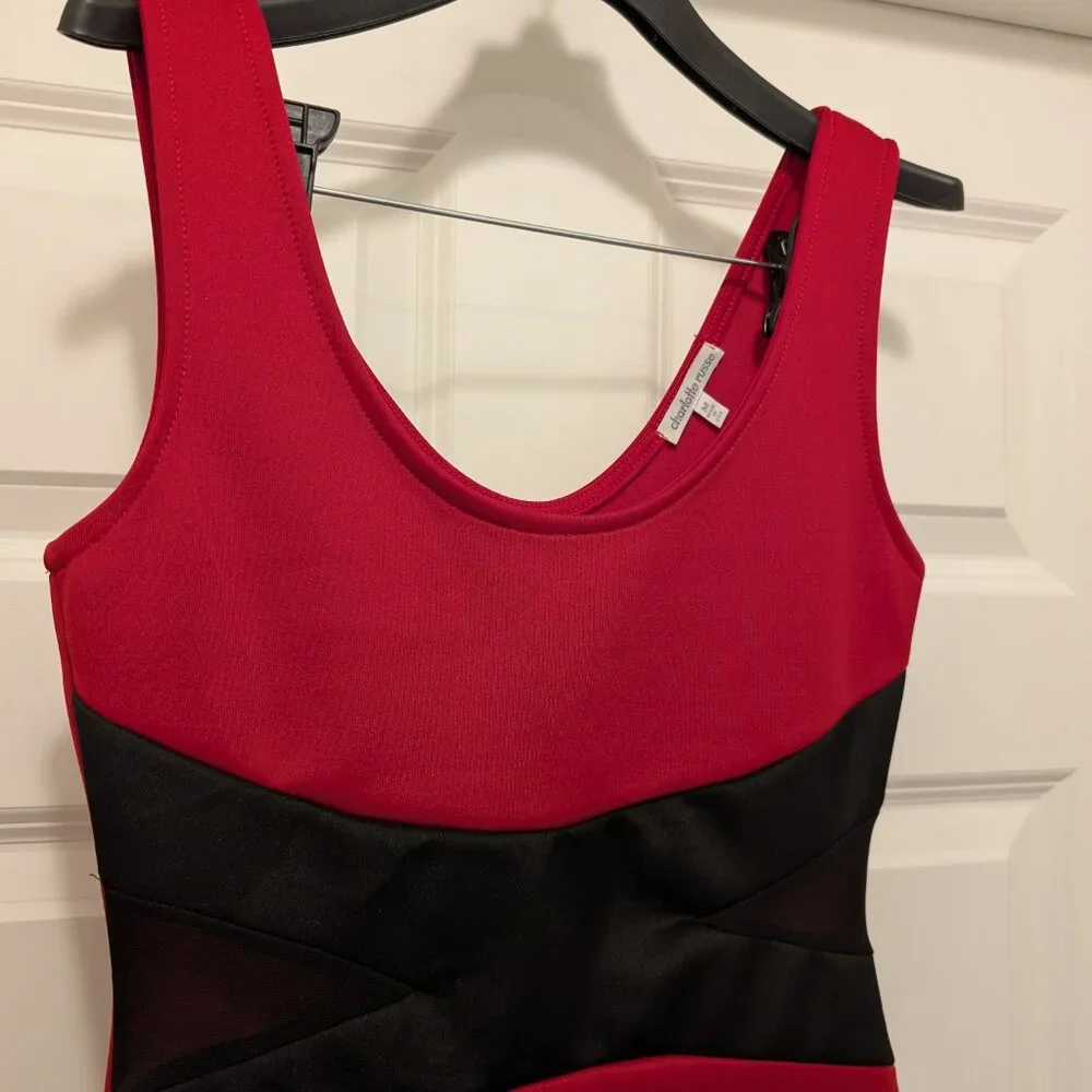 Red Charlotte Russe Women's Size Medium Dress - Picture 3 of 5